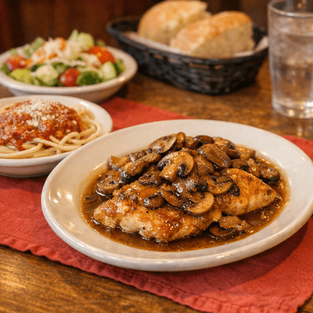 Chicken Marsala or Veal
