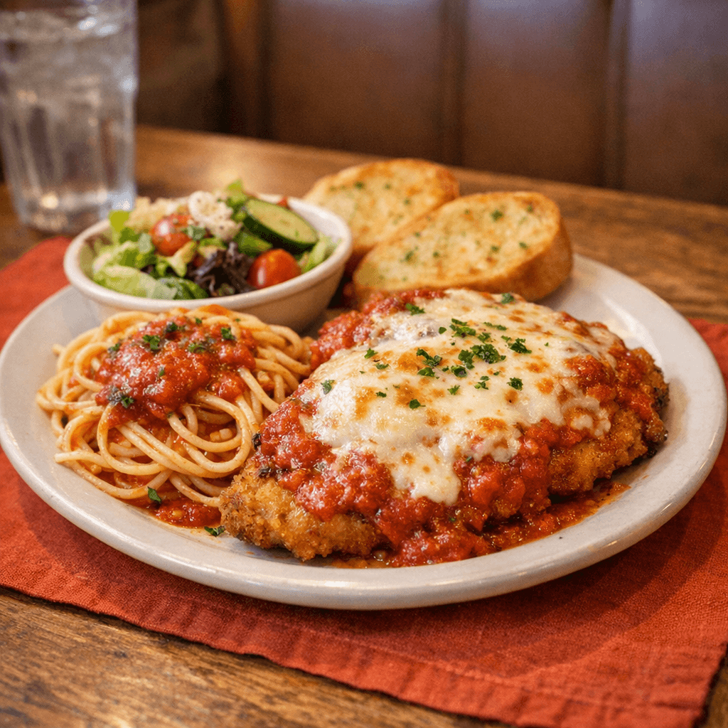 Chicken Parmigiana or Veal