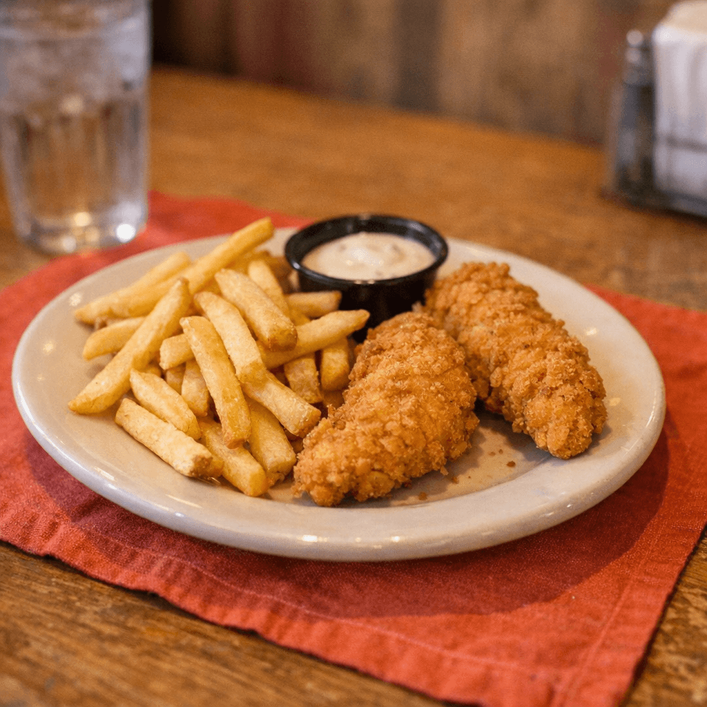 Chicken Tenders & French Fries (2pcs)