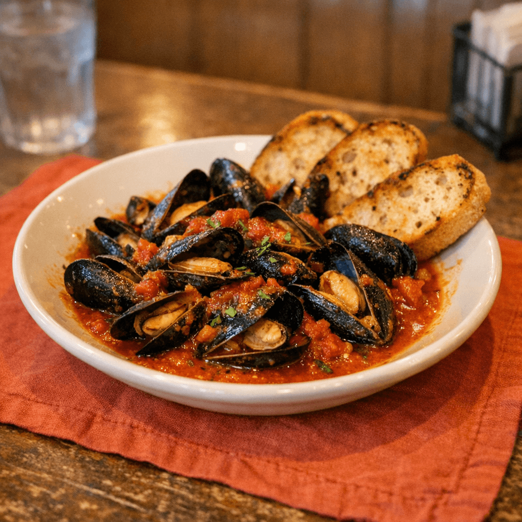 Zuppa di Cozze or Vongole
